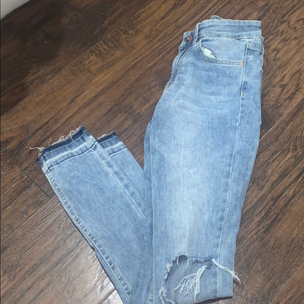 H&M Rippes Skinny Jeans